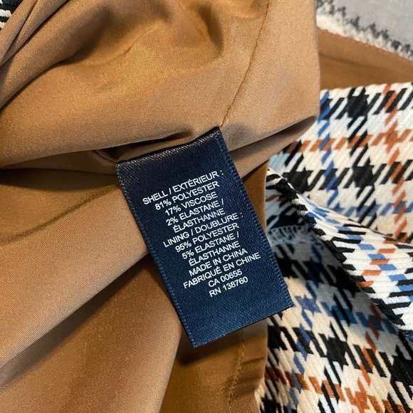 RW&Co Houndstooth Pencil Skirt NWT - Picture 5 of 8